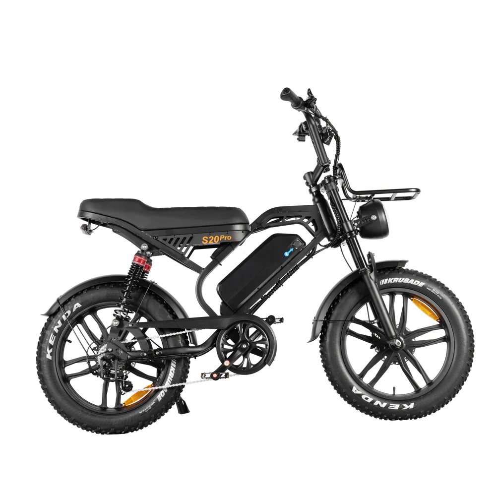 S20 Pro Fatbike | 250W | Zwart | Full Suspension